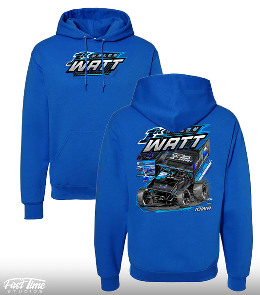 2025 Car Design Hoodie Royal Blue