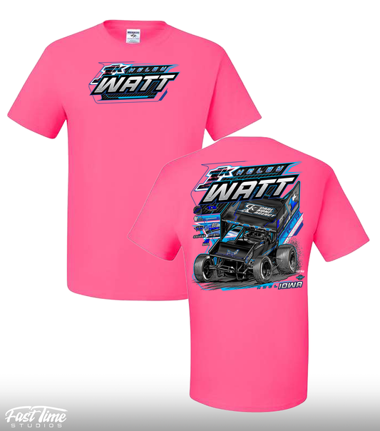 2025 Car Design YOUTH T-Shirt Safety Pink